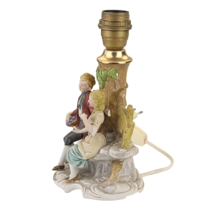 78640 LAMPA FIGURALNA PODSTAWA LAMPY ROMANTYCZNA PARA RĘCZNIE MALOWANA (4).jpg