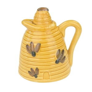 78696 ŚLICZNY CERAMICZNY DZBANUSZEK KARAFKA FLASZECZKA NA MIÓD Z PSZCZÓŁKAMI (1).jpg