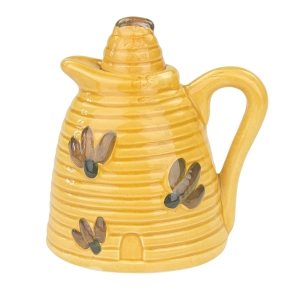 78696 ŚLICZNY CERAMICZNY DZBANUSZEK KARAFKA FLASZECZKA NA MIÓD Z PSZCZÓŁKAMI (2).jpg