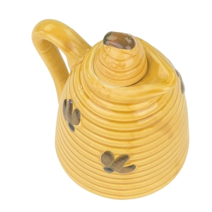 78696 ŚLICZNY CERAMICZNY DZBANUSZEK KARAFKA FLASZECZKA NA MIÓD Z PSZCZÓŁKAMI (5).jpg