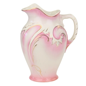 78697 BOCH ŚLICZNY CERAMICZNY DZBAN Z ZESTAWU UMYWALNIANY W RÓŻU (2).jpg