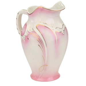 78697 BOCH ŚLICZNY CERAMICZNY DZBAN Z ZESTAWU UMYWALNIANY W RÓŻU (3).jpg