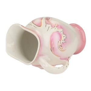 78697 BOCH ŚLICZNY CERAMICZNY DZBAN Z ZESTAWU UMYWALNIANY W RÓŻU (9).jpg