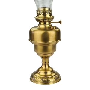 78698 BELGIA MOSIĘŻNA LAMPA NAFTOWA Z KOMINKIEM SYGNOWANA (3).jpg