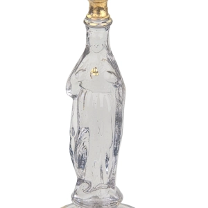 78710 VAL SAINT LAMBERT REWELACYJNY STARY ZŁOCONY ŚWIECZNIK FIGURALNY MARYJA Z GOREJĄCYM SERCEM (3).jpg