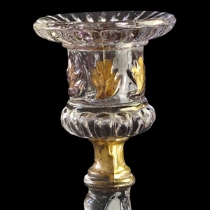 78710 VAL SAINT LAMBERT REWELACYJNY STARY ZŁOCONY ŚWIECZNIK FIGURALNY MARYJA Z GOREJĄCYM SERCEM (14).jpg
