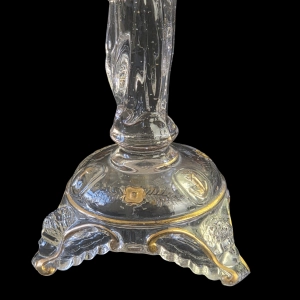78710 VAL SAINT LAMBERT REWELACYJNY STARY ZŁOCONY ŚWIECZNIK FIGURALNY MARYJA Z GOREJĄCYM SERCEM (16).jpg