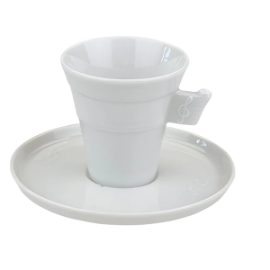GIESCHE PORCELANA ŚLĄSKA CHOPIN MUZYCZNA MOKKA ZE SPODKIEM NUTY