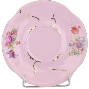 78742 LEANDER ADRIANA FILIŻANKA ZE SPODKIEM RÓŻOWA PORCELANA KOLOROWE KWIATY (9).jpg