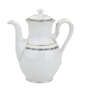 ROSENTHAL BALMORAL DZBANEK DO KAWY Z CZARNĄ BORDIURĄ