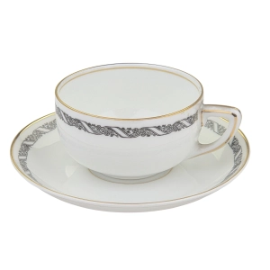 ROSENTHAL MOKKA ZE SPODKIEM Z CZARNĄ BORDIURĄ MODEL 656
