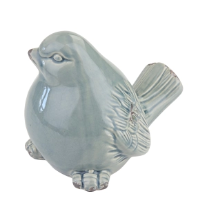 78820 ŚLICZNA CERAMICZNA SPORA FIGURKA PTASZKA W SZARYM KOLORZE (2).jpg