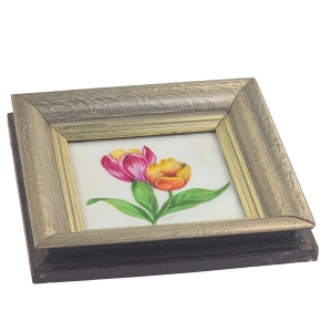 78823 VON SCHIERHOLZ PLAUE TULIPANY RĘCZNIE MALOWANY PORCELANOWY OBRAZEK (3).jpg
