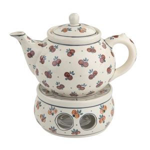78825 BOLESŁAWIEC ZESTAW DO HERBATY CZAJNIK I PODGRZEWACZ JAGODY (1).jpg