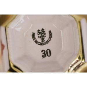 41131 CHODOV EMPÍR FILIŻANKA MOKKA Z RÓŻOWEJ PORCELANY CUDEŃKO O GRANIASTYM KSZTAŁCIE (5).jpg