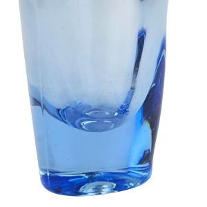 78856 HEŘMANOVA HUŤ F. VIZNER BŁĘKITNY TRÓJKĄTNY DESIGNERSKI WAZON (8).png