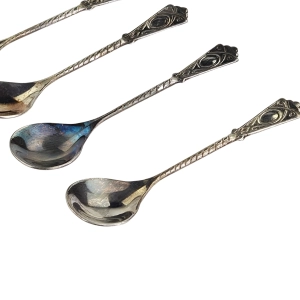 78901 ŻOLIBORZ KOMPLET ELEGANCKICH PLATEROWANYCH ŁYŻECZEK DO KAWY (4).jpg