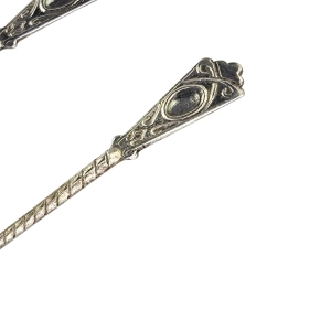 78901 ŻOLIBORZ KOMPLET ELEGANCKICH PLATEROWANYCH ŁYŻECZEK DO KAWY (6).jpg