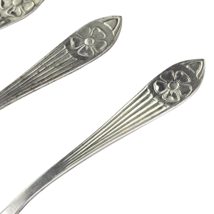78933 CENTRUM KOMPLET PLATEROWANYCH ŁYŻECZEK DO KAWY Z KWIATKIEM (6).jpg