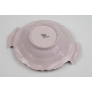 42114 PIRKENHAMMER ŚLICZNA MISECZKA PATERKA Z USZKAMI Z RÓŻOWEJ PORCELANY (6).jpg