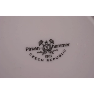 42114 PIRKENHAMMER ŚLICZNA MISECZKA PATERKA Z USZKAMI Z RÓŻOWEJ PORCELANY (7).jpg