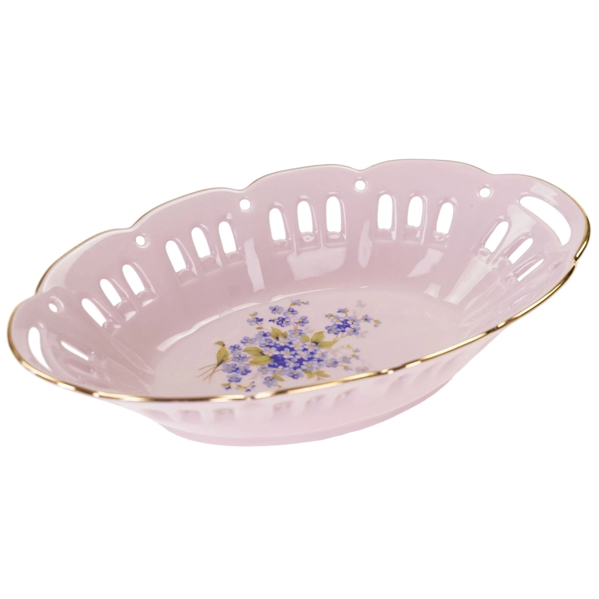 47146 PIRKENHAMMER AŻUROWY KOSZYCZEK Z RÓŻOWEJ PORCELANY W NIEZAPOMINAJKI (1).jpg