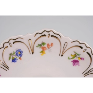 44007 CHODOV FILIŻANKA ZE SPODKIEM Z RÓŻOWEJ PORCELANY DROBNE KWIATECZKI (4).jpg