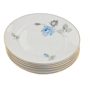 78942 ROSENTHAL AIDA UROCZY BŁĘKITNE RÓŻE KOMPLET TALERZY DESEROWYCH (8).jpg