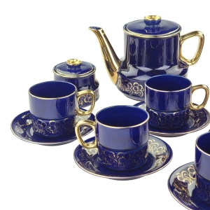 79031 TUŁOWICE BETTY KOBALTOWY SERWIS DO HERBATY ZE ZŁOCENIAMI Z PORCELITU (4).jpg