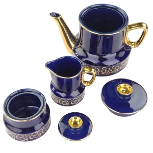 79031 TUŁOWICE BETTY KOBALTOWY SERWIS DO HERBATY ZE ZŁOCENIAMI Z PORCELITU (9).jpg