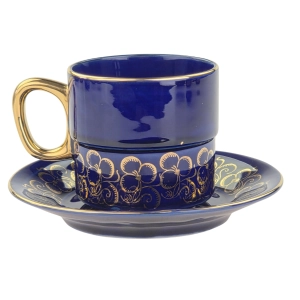 79031 TUŁOWICE BETTY KOBALTOWY SERWIS DO HERBATY ZE ZŁOCENIAMI Z PORCELITU (12).jpg