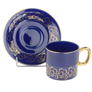 79031 TUŁOWICE BETTY KOBALTOWY SERWIS DO HERBATY ZE ZŁOCENIAMI Z PORCELITU (13).jpg