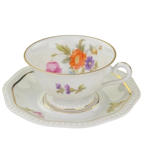 79037 ROSENTHAL PERLRAND FILIŻANKA MOKKA ZE SPODKIEM KOLOROWE KWIATY (1).jpg