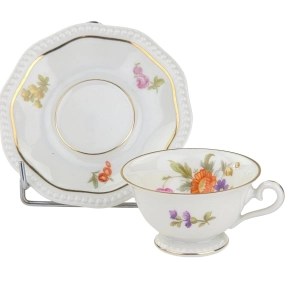 79037 ROSENTHAL PERLRAND FILIŻANKA MOKKA ZE SPODKIEM KOLOROWE KWIATY (7).jpg