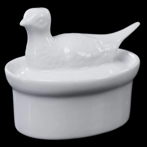 CERAMICZNY POJEMNICZEK Z POKRYWĄ BAŻANT