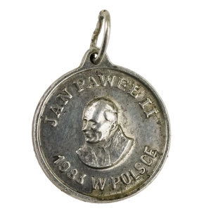 45388 WARMET MEDALIK JAN PAWEŁ II 1983 W POLSCE PRÓBA 925 WAGA 2,4 G (1).jpg