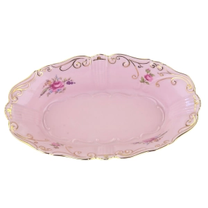 79057 KARLOVY VARY RAWIERKA OWALNY PÓŁMISEK Z RÓZOWEJ PORCELANY (6).jpg