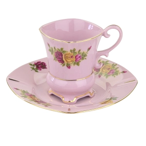 79063 LEANDER FILIŻANKA ZE SPODKIEM RÓŻOWA PORCELANA RÓŻYCZKI (2).jpg