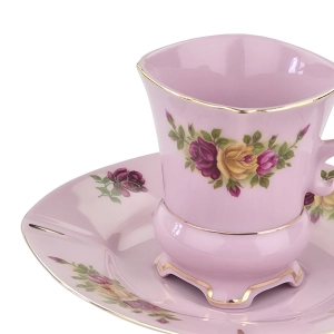 79063 LEANDER FILIŻANKA ZE SPODKIEM RÓŻOWA PORCELANA RÓŻYCZKI (3).jpg