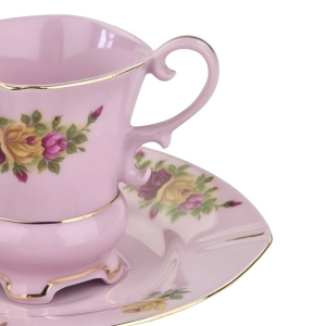 79063 LEANDER FILIŻANKA ZE SPODKIEM RÓŻOWA PORCELANA RÓŻYCZKI (5).jpg