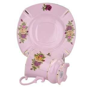 79063 LEANDER FILIŻANKA ZE SPODKIEM RÓŻOWA PORCELANA RÓŻYCZKI (9).jpg