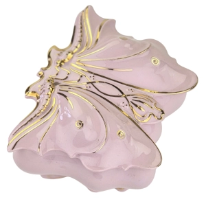 79068 CHODOV BOMBONIERA PUZDERKO MOTYL Z RÓŻOWEJ PORCELANY (1).jpg