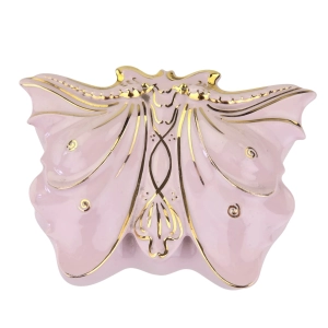 79068 CHODOV BOMBONIERA PUZDERKO MOTYL Z RÓŻOWEJ PORCELANY (2).jpg