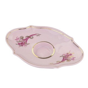 79070 ROYAL DUX ŚWIECZNIK Z RÓŻOWEJ PORCELANY (3).jpg
