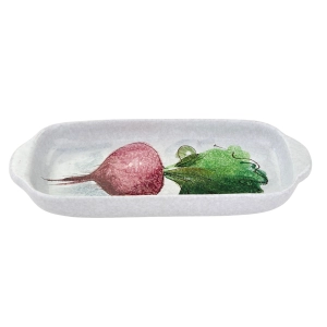 79164 WŁOCHY CERAMICZNA PATERKA Z USZAMI RĘCZNIE MALOWANY BURAK (9).jpg