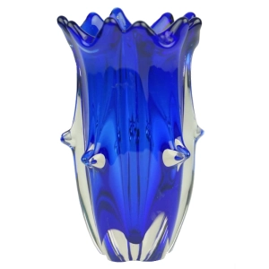 LEDNICKE ROVNE DESIGNERSKI KOBALTOWY WAZON J, TARABA
