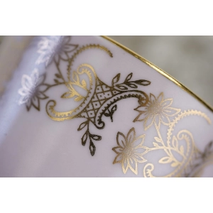 60906 STRUŽNA RÓŻOWA FILIŻANKA ZE SPODKIEM ZŁOTE ORNAMENTY (3).JPG