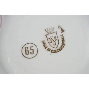60906 STRUŽNA RÓŻOWA FILIŻANKA ZE SPODKIEM ZŁOTE ORNAMENTY (6).JPG