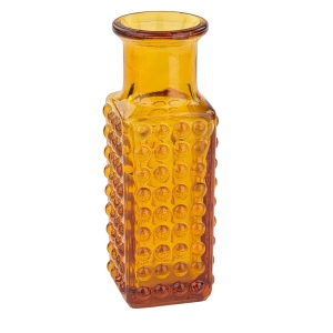 79180 HEŘMANOVA HUŤ V. HANUŠ DESIGNERSKI WAZON BURSZTYNOWE SZKŁO (1).jpg
