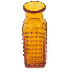 79180 HEŘMANOVA HUŤ V. HANUŠ DESIGNERSKI WAZON BURSZTYNOWE SZKŁO (3).jpg